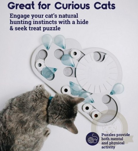 Nina Ottosson Cat Rainy Day Puzzle & Play - gra edukacyjna dla kotów Nina Ottosson Cat Rainy Day Puzzle & Play - gra edukacyjna dla kotów