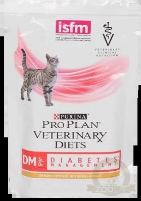 PURINA Pro Plan Veterinary Diets DM Diabetes Management Cat Kurczak 85g PURINA Pro Plan Veterinary Diets DM Diabetes Management Cat Kurczak 85g