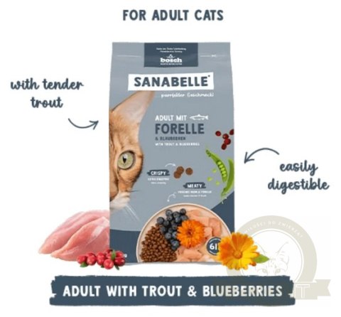Sanabelle Adult Forelle - z pstrągiem 400g Sanabelle Adult Forelle - z pstrągiem 400g