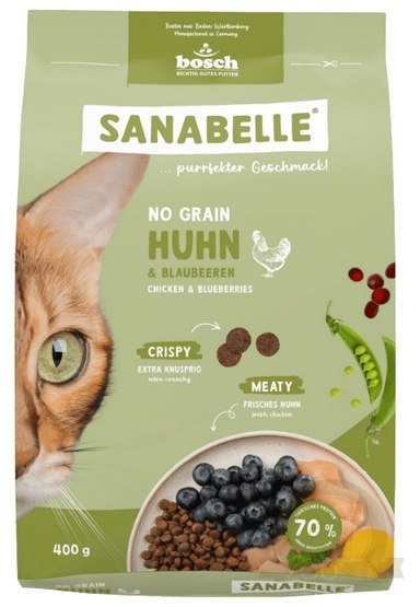 Sanabelle Adult No Grain Huhn - bezzbożowa z kurczakiem 400g Sanabelle Adult No Grain Huhn - bezzbożowa z kurczakiem 400g