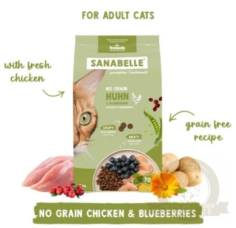 Sanabelle Adult No Grain Huhn - bezzbożowa z kurczakiem 400g Sanabelle Adult No Grain Huhn - bezzbożowa z kurczakiem 400g