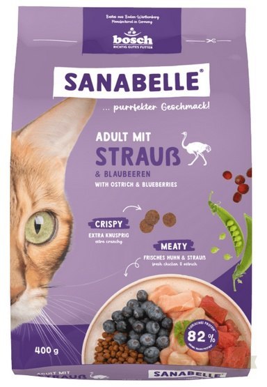 Sanabelle Adult Strauss - ze strusiem 400g Sanabelle Adult Strauss - ze strusiem 400g