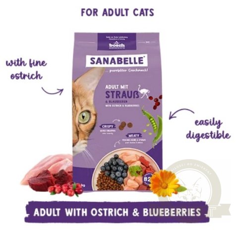 Sanabelle Adult Strauss - ze strusiem 400g Sanabelle Adult Strauss - ze strusiem 400g
