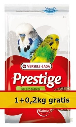 Versele-Laga Prestige Budgies papużka falista 1,2kg (1kg + 200g gratis)