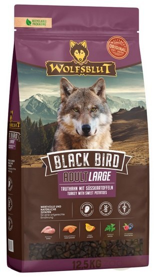 Wolfsblut Dog Black Bird Adult Large - indyk i bataty 12,5kg Wolfsblut Dog Black Bird Adult Large - indyk i bataty 12,5kg