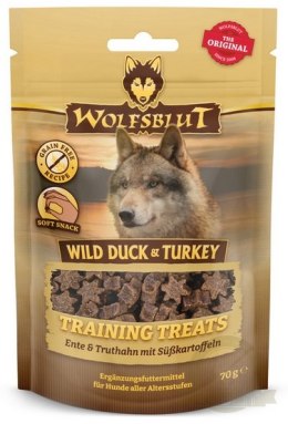 Wolfsblut Dog Training Treats Wild Duck & Turkey 70g