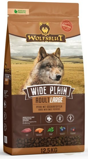 Wolfsblut Dog Wide Plain Large Breed - konina i bataty 12,5kg Wolfsblut Dog Wide Plain Large Breed - konina i bataty 12,5kg