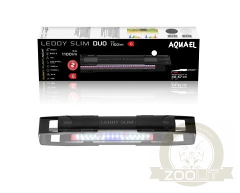 AQUAEL Leddy SlimDuo 16W Sunny Plant&Night Czarne