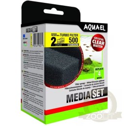 Aquael Turbo 500 Sponge - gąbki zapasowe do filtra 2 sztuki