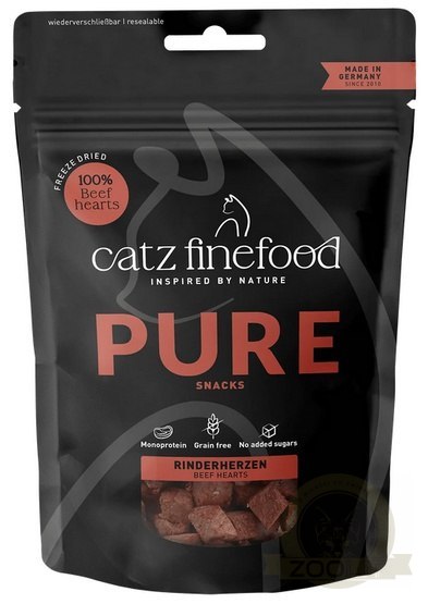 Catz Finefood Pure (Purrrrly N.105) Serca wołowe 35g