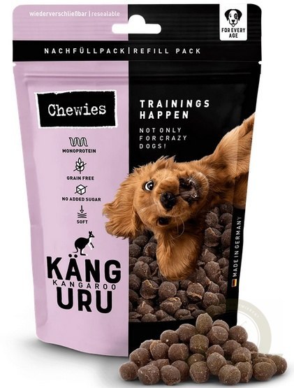 Chewies Trainings-Happen Kangur monobiałkowe, bezzbożowe 175g