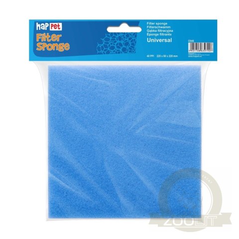 Happet - gąbka do filtra drobnoziarnista 25x25x5cm Happet - gąbka do filtra drobnoziarnista 25x25x5cm