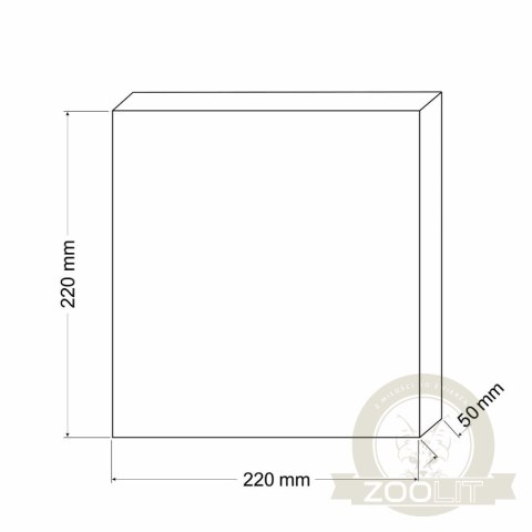 Happet - gąbka do filtra drobnoziarnista 25x25x5cm Happet - gąbka do filtra drobnoziarnista 25x25x5cm