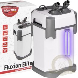 Kruger Meier Fluxion Elite 1800 UVC PRO - filtr zewnętrzny z lampą UV do akwarium 120 - 350 litrów