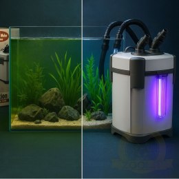 Kruger Meier Fluxion Elite 1800 UVC PRO - filtr zewnętrzny z lampą UV do akwarium 120 - 350 litrów