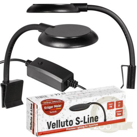 Kruger Meier Velluto S-Line Black - lampa LED do akwarium 10l - 40l Kruger Meier Velluto S-Line Black - lampa LED do akwarium 10l - 40l