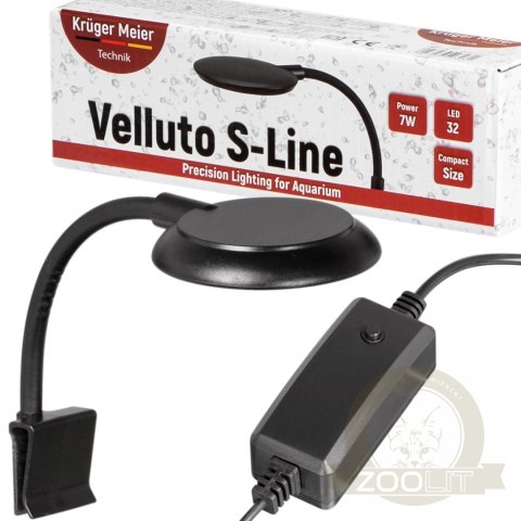 Kruger Meier Velluto S-Line Black - lampa LED do akwarium 10l - 40l Kruger Meier Velluto S-Line Black - lampa LED do akwarium 10l - 40l