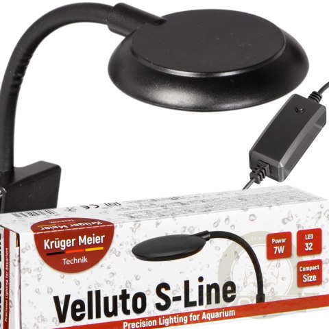 Kruger Meier Velluto S-Line Black - lampa LED do akwarium 10l - 40l Kruger Meier Velluto S-Line Black - lampa LED do akwarium 10l - 40l