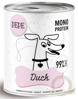 Paka Zwierzaka PEPE Duck (kaczka) puszka 800g