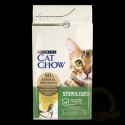 Purina Cat Chow Sterilised Bogata w Kurczaka 1,5kg + 2 Saszetki Gratis