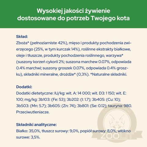 Purina Cat Chow Sterilised Bogata w Kurczaka 1,5kg + 2 Saszetki Gratis