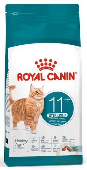 Royal Canin Ageing +11 Sterilised karma sucha dla kotów dojrzałych, sterylizowanych 4kg