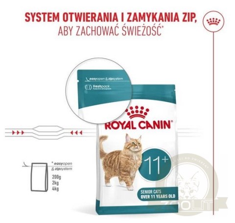 Royal Canin Ageing +11 karma sucha dla kotów dojrzałych 400g Royal Canin Ageing +11 karma sucha dla kotów dojrzałych 400g