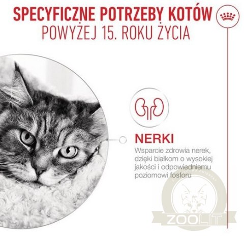 Royal Canin Ageing +15 karma sucha dla kotów dojrzałych 400g