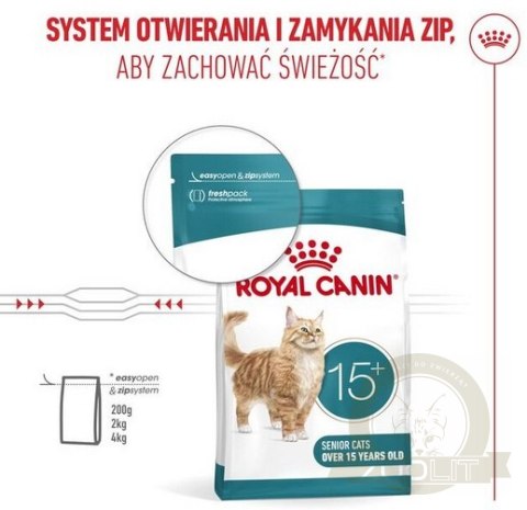 Royal Canin Ageing +15 karma sucha dla kotów dojrzałych 400g