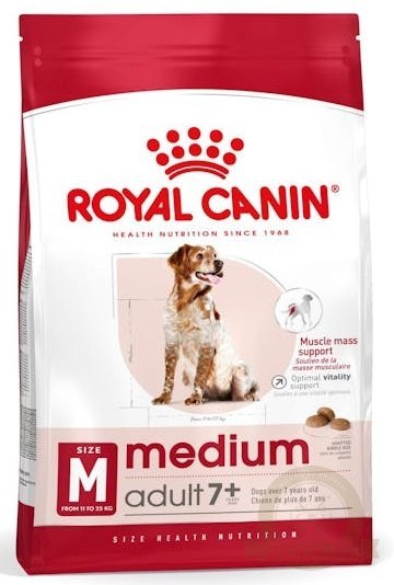 Royal Canin Medium Adult 7+ karma sucha dla psów dorosłych, ras średnich 15kg
