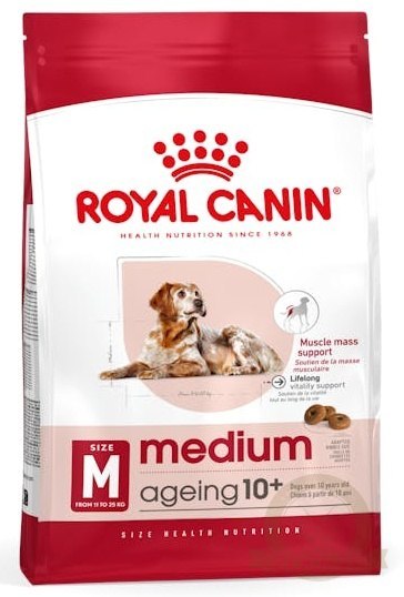 Royal Canin Medium Ageing 10+ karma sucha dla psów starszych, ras średnich 15kg