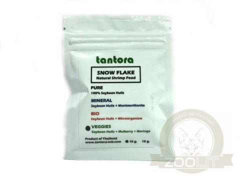 Tantora Snow Flake VEGGIES 10g soja w płatkach śniegu +morwa i moringa