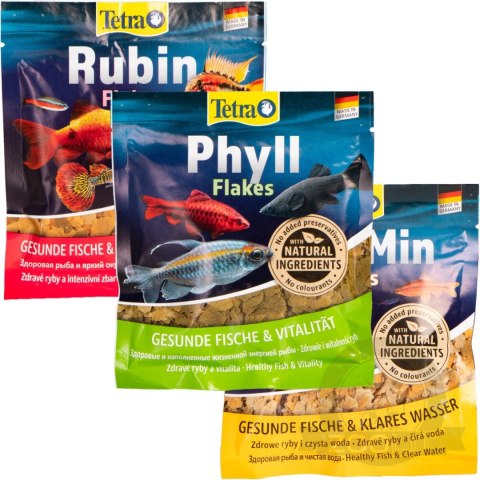 Tetra Zestaw saszetek 2+1 Rubin + Phyll + Min