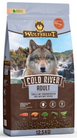Wolfsblut Dog Cold River - pstrąg i bataty 12,5kg