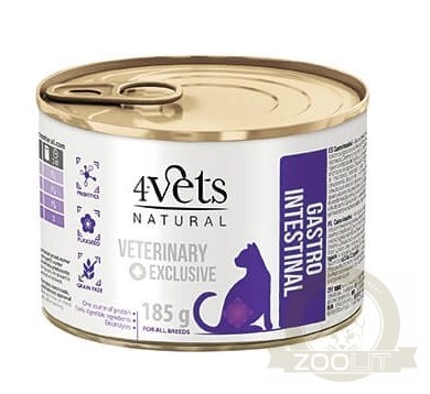 4Vets Cat Gastro Intestinal 185g