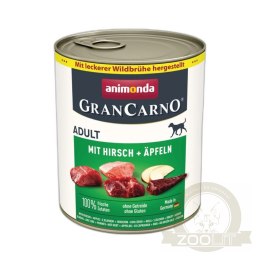 Animonda GranCarno Adult Dog Jeleń & Jabłko 800g