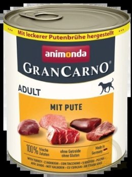 Animonda GranCarno Adult Dog Wołowina & Indyk 800g