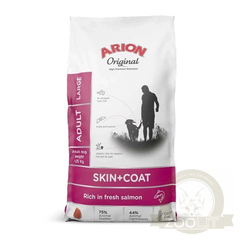 Arion Original Skin & Coat Adult Salmon & Rice Large Breed 12kg