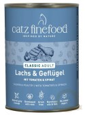 Catz Finefood Classic Łosoś i drób (N.05) puszka 400g