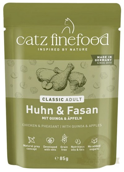 Catz Finefood Classic N.15 Kurczak i Bażant saszetka 85g