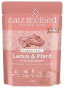 Catz Finefood Classic N.19 Jagnięcina i Konina saszetka 85g