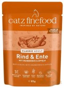 Catz Finefood Classic N.23 Wołowina i Kaczka saszetka 85g