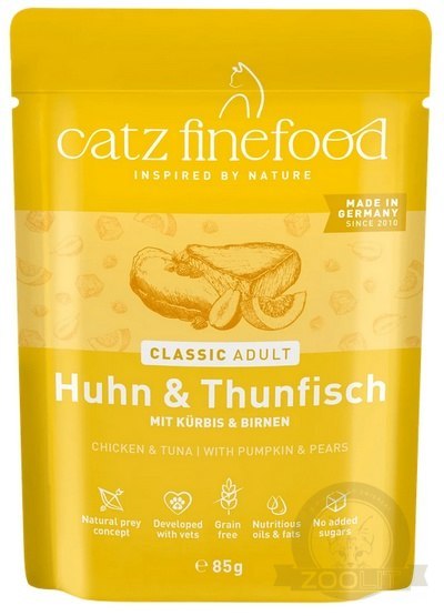 Catz Finefood Classic N.25 Kurczak i Tuńczyk saszetka 85g