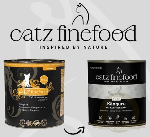 Catz Finefood Purrrr N.107 Kangur puszka 800g