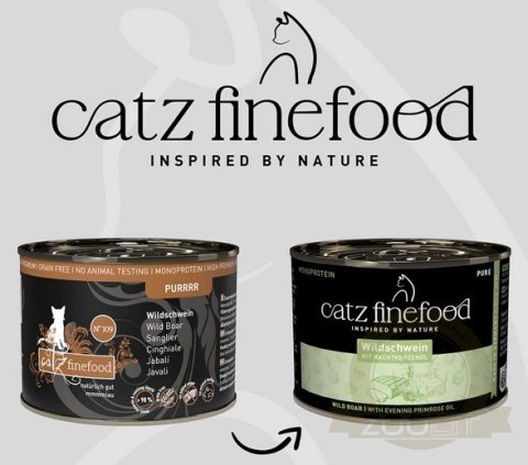 Catz Finefood Purrrr N.109 Dzik puszka 200g