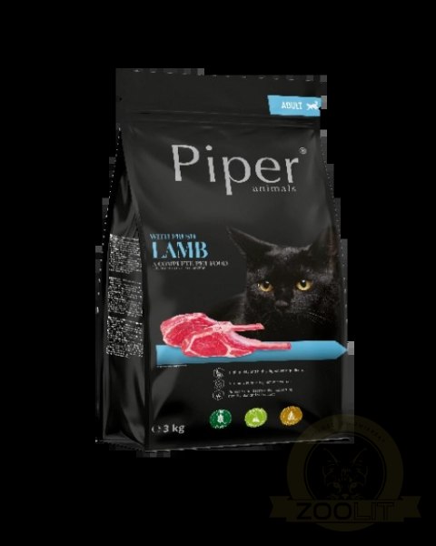Dolina Noteci Piper Animals z Jagnięciną dla Kotów 3kg