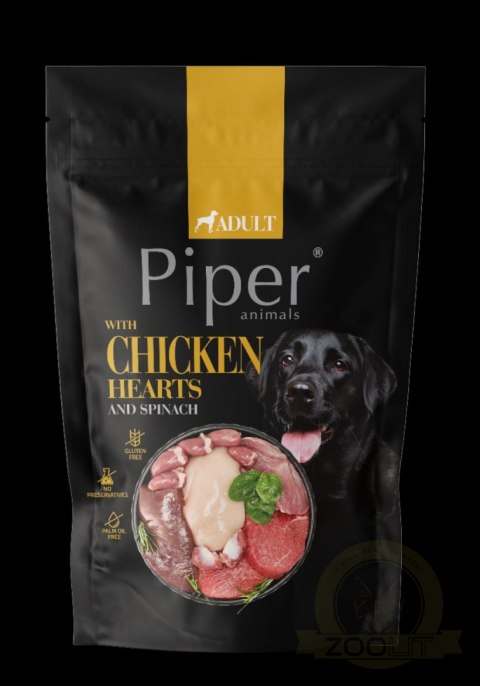 Dolina Noteci Piper Dla Psa Z Sercami Kurczaka I Szpinakiem 500g