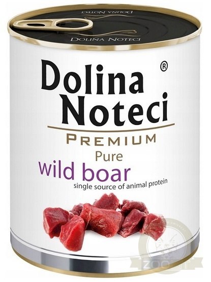 Dolina Noteci Premium Pies Pure Dzik puszka 800g