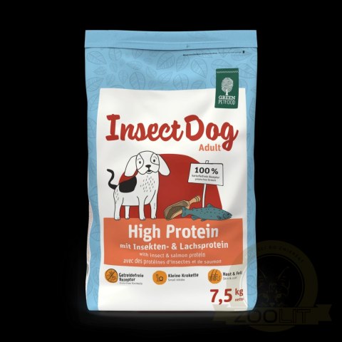GREEN PETFOOD InsectDog High Protein 7,5kg