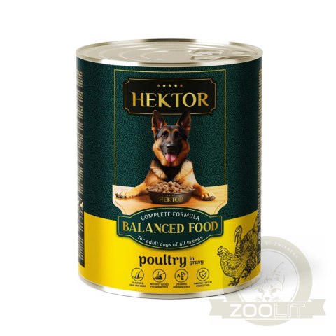 Hektor Karma Mokra Dla Psa Z Drobiem 1240g